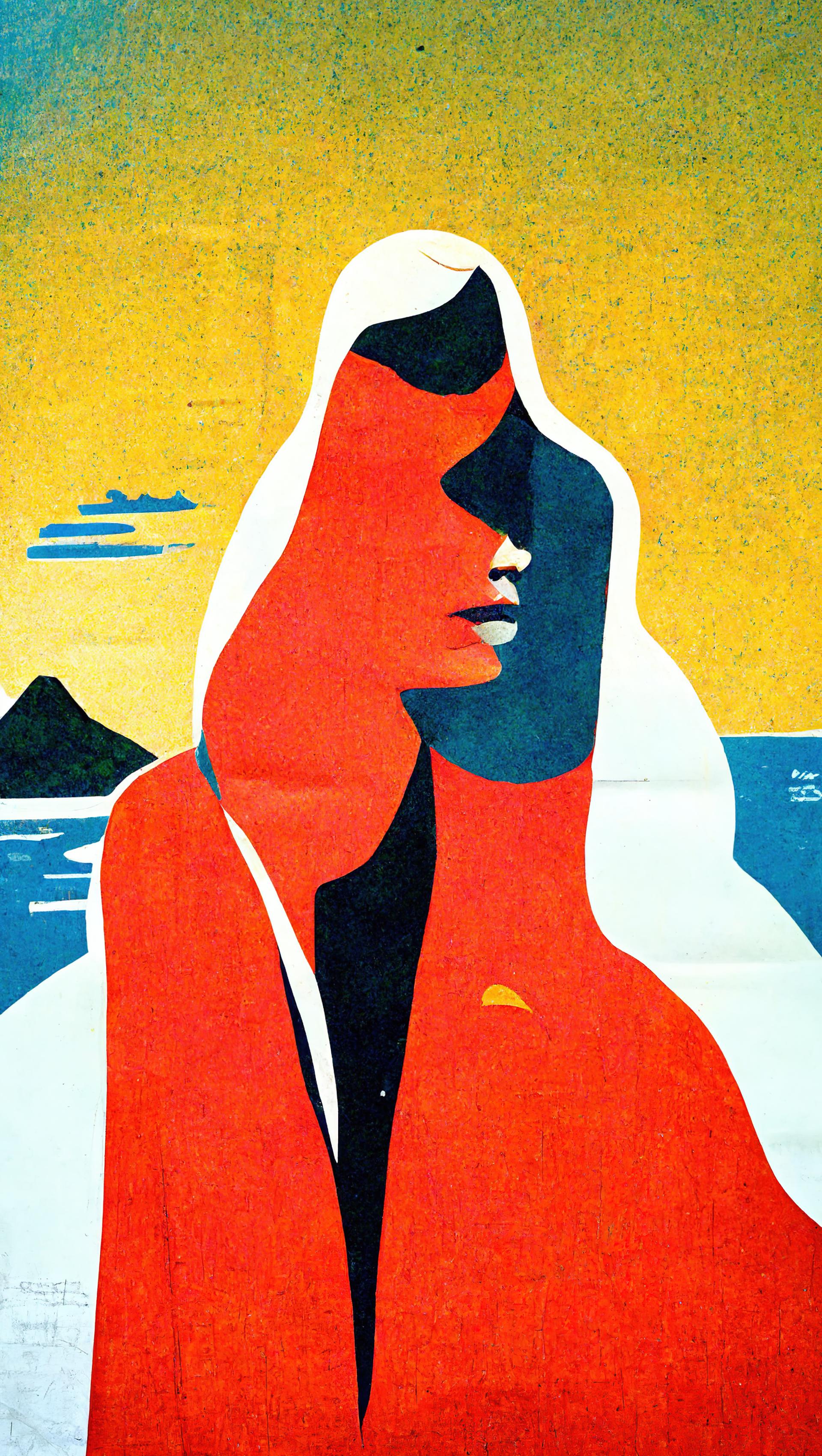 Imagine Faroe Islands inspired by Roy Lichenstein using  AI Technology, Midjourney. 